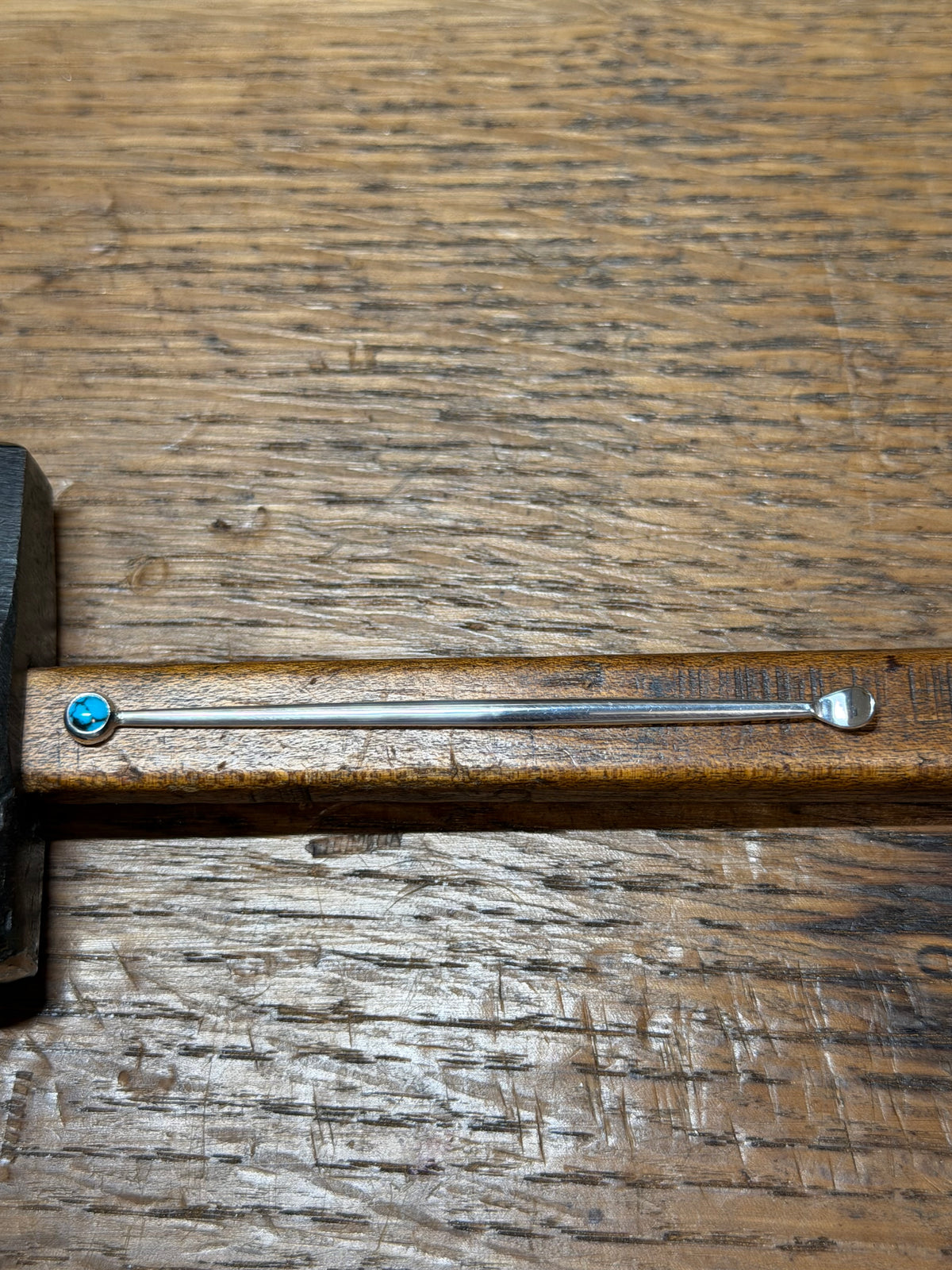Turquoise Sterling Silver Personal Care Tool