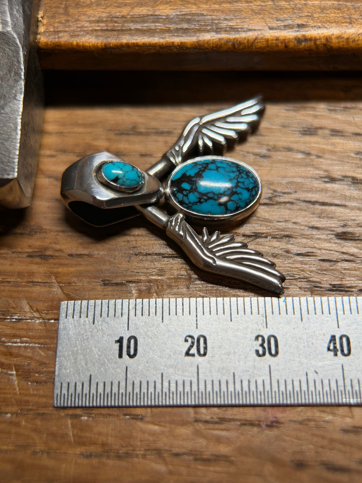 Arrow Turquoise Sterling Silver Pendant
