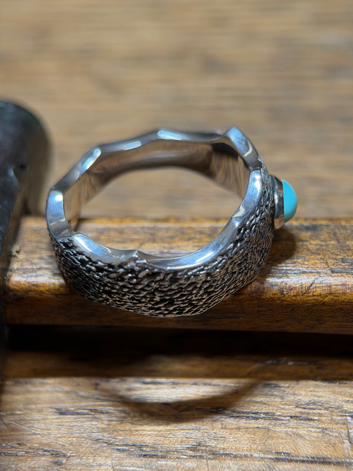 Sleeping Beauty Turquoise Sterling Silver Ring