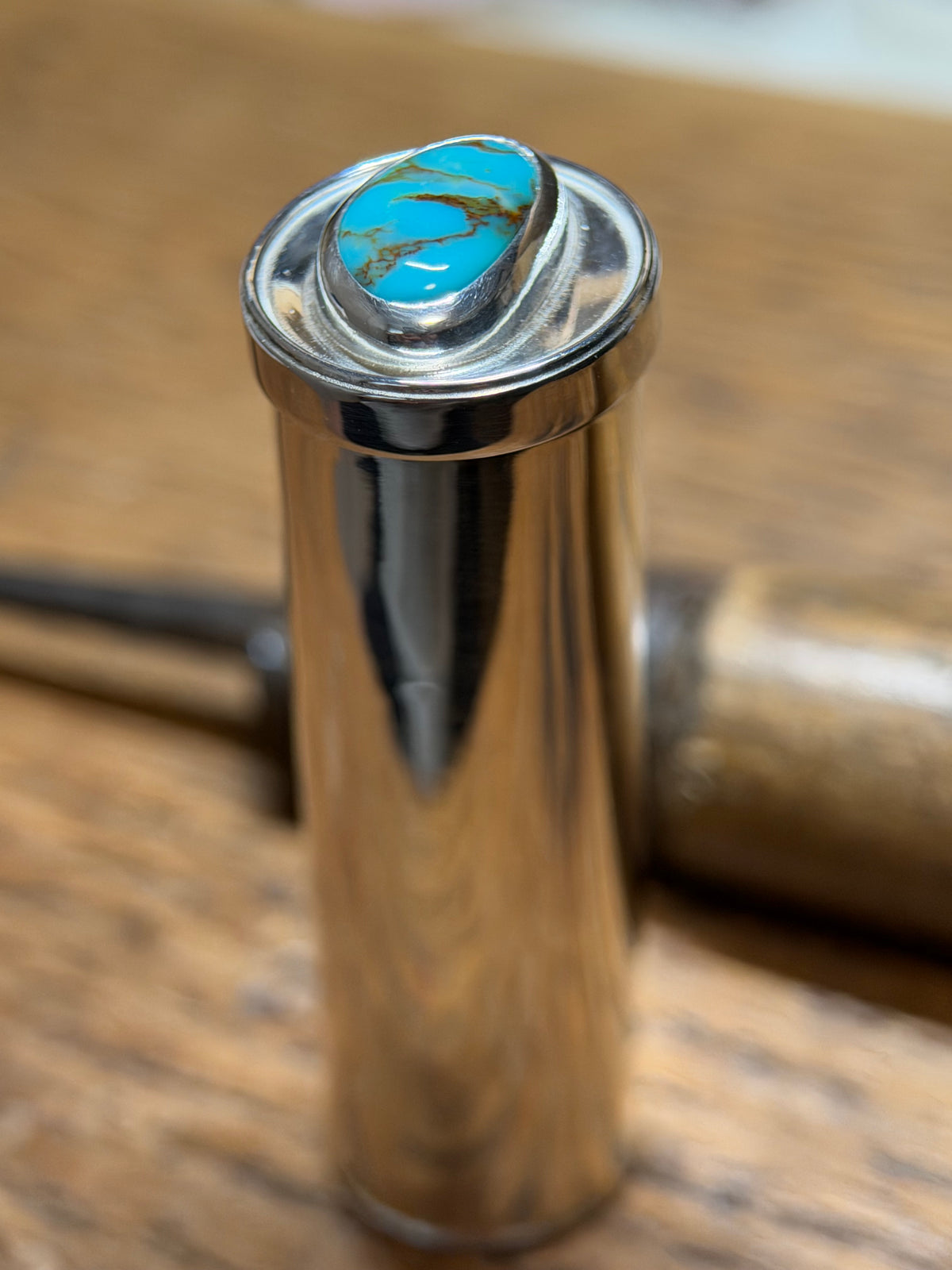 Turquoise Mountain Sterling Silver Small Box – 3.30 ct