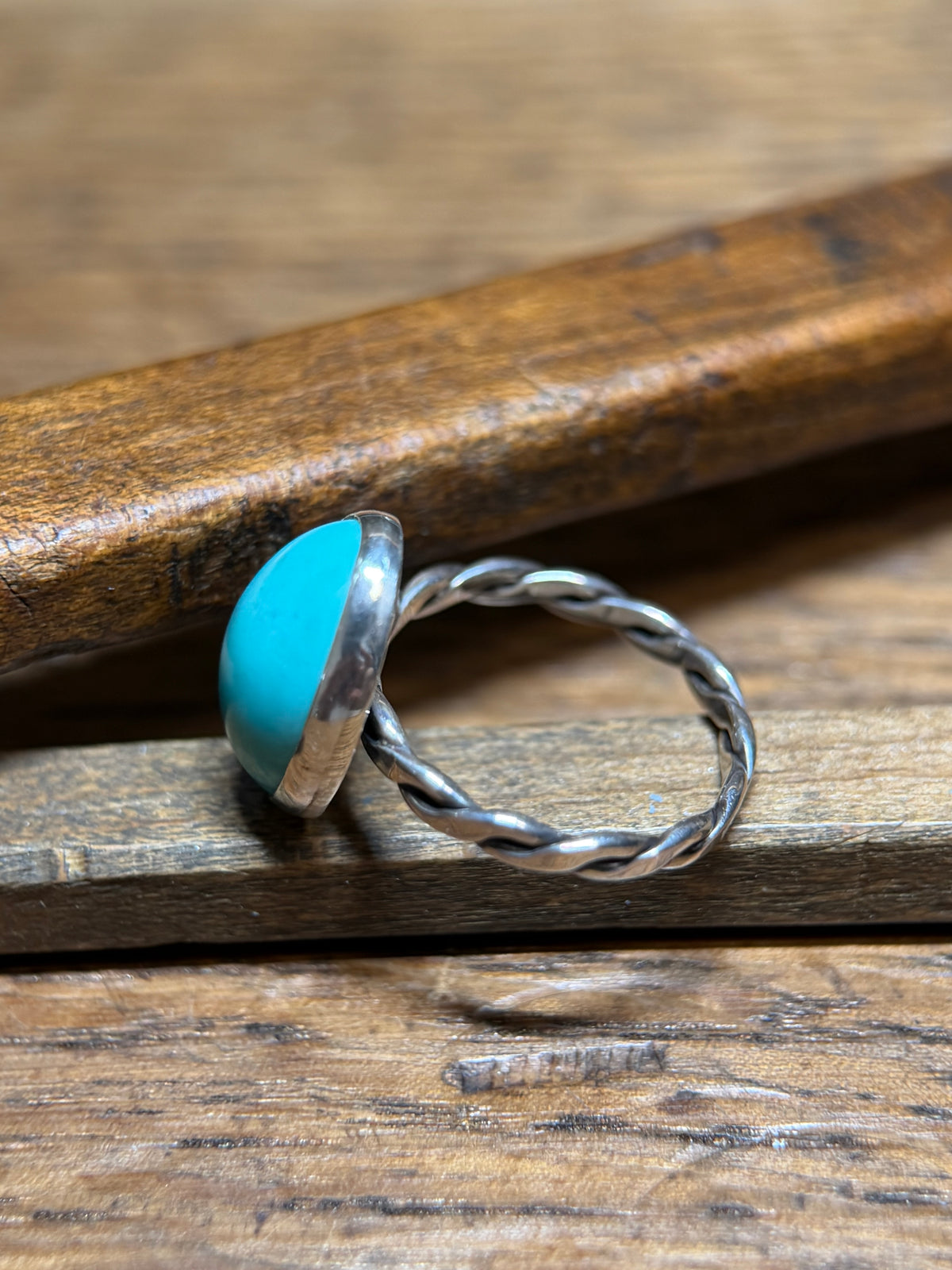 Vivid Blue Turquoise Sterling Silver Ring – One-of-a-Kind