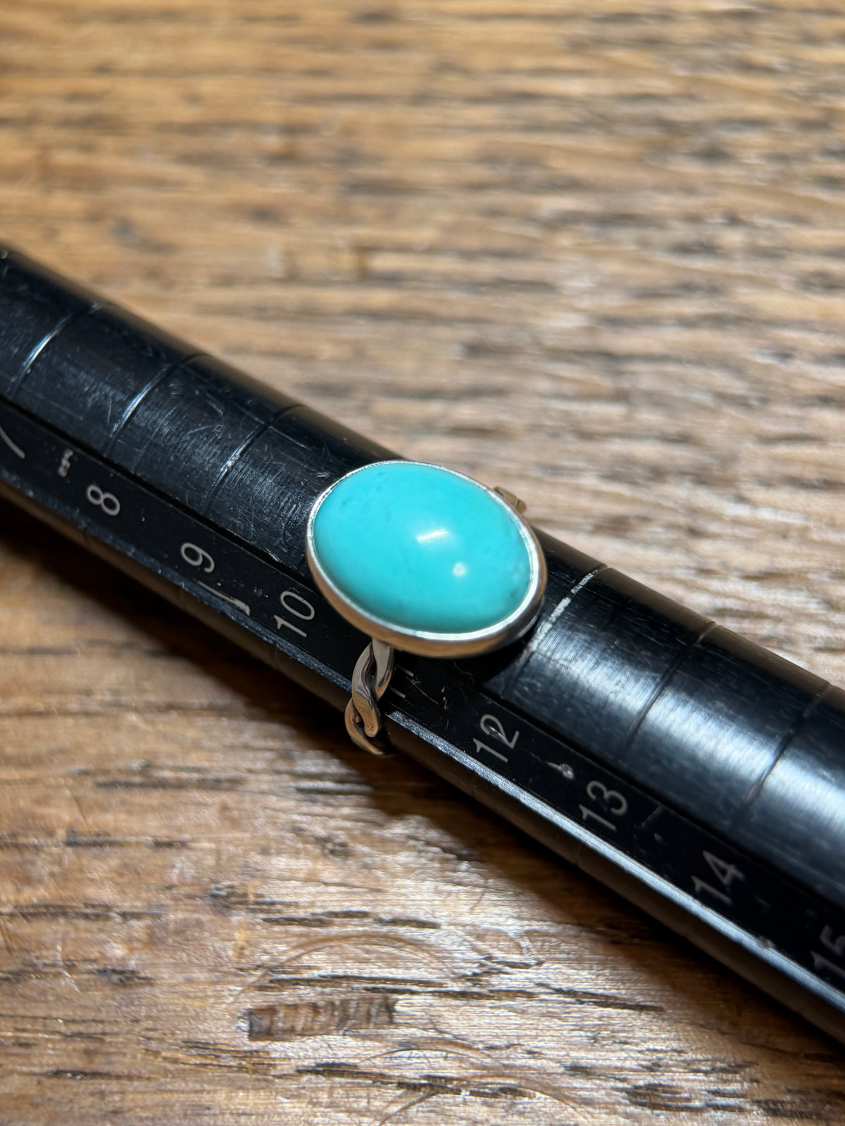 Vivid Blue Turquoise Sterling Silver Ring – One-of-a-Kind