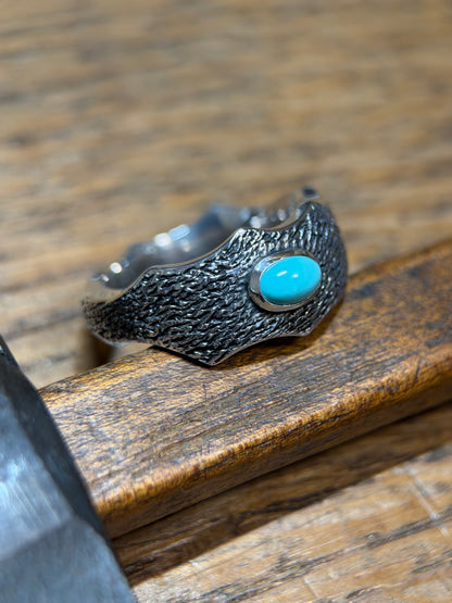 Sleeping Beauty Turquoise Sterling Silver Ring