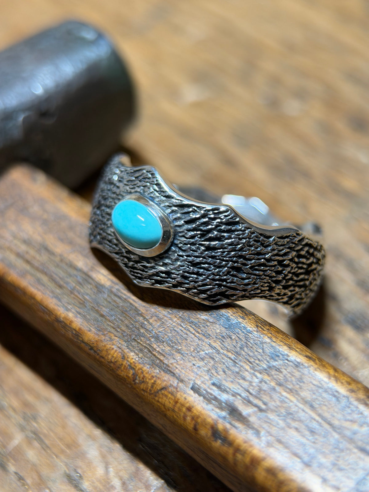 Sleeping Beauty Turquoise Sterling Silver Ring