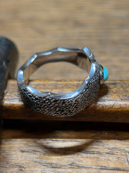 Sleeping Beauty Turquoise Sterling Silver Ring