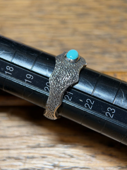 Sleeping Beauty Turquoise Sterling Silver Ring